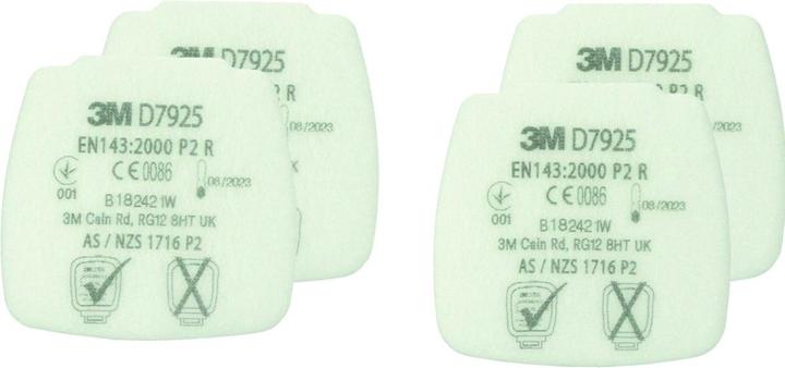 3M Partikel-Einlegefilter Secure Click (Atemschutzmaske Ersatzfilter)