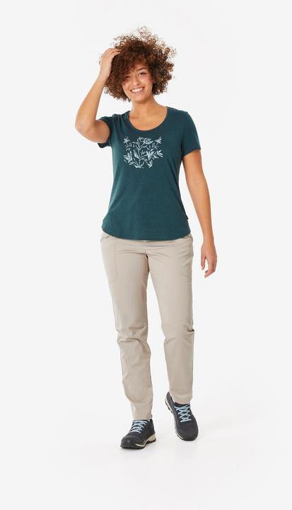 Image du produit Quechua Pantalon de randonnée femme, NH500 Regular beige (40)