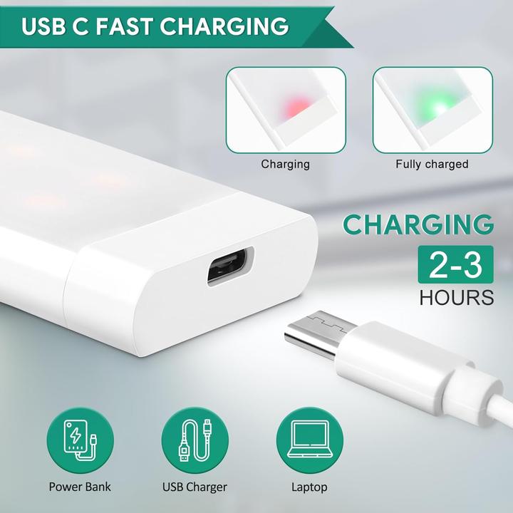 Image du produit Tailcas 3er Set LED Unterbauleuchte mit Bewegungsmelder (360 lm)