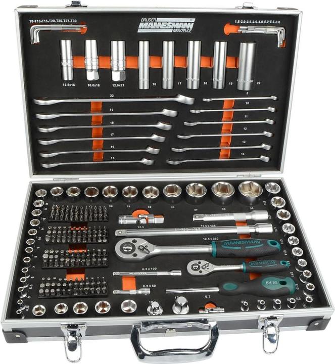Actual product image Mannesmann Socket wrench set 232 pieces