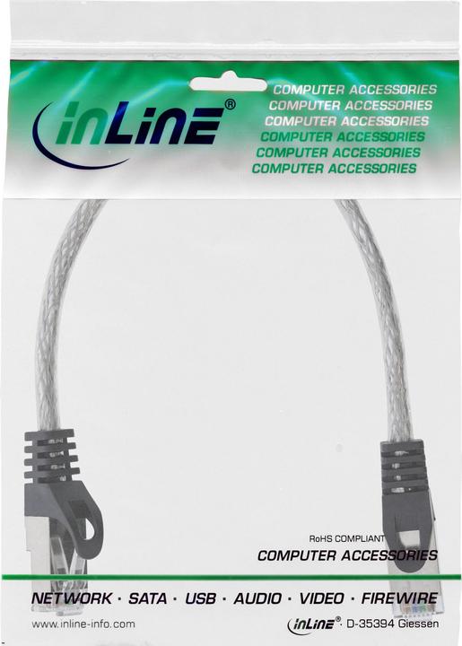 Actual product image InLine Patch cable (S/UTP, CAT5e, 0.25 m)