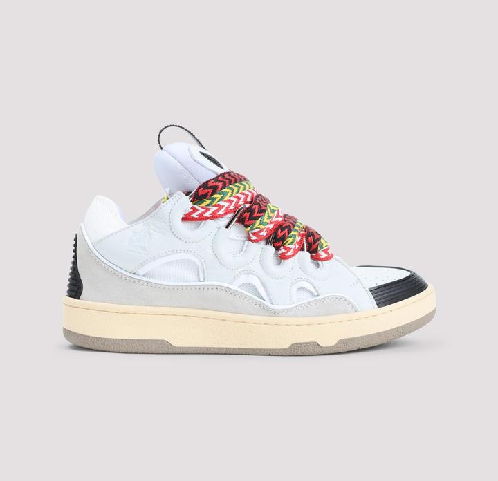 Produktbild Lanvin curb sneakers in leather and suede with multicolor laces (42)