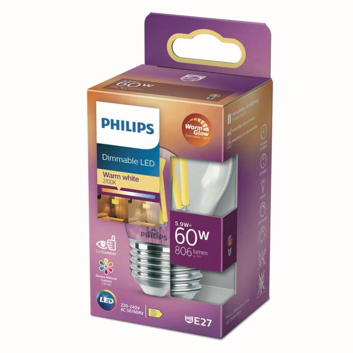 Immagine prodotto Philips LED Classic (E27, 5.90 W, 806 lm, 1 x, D)