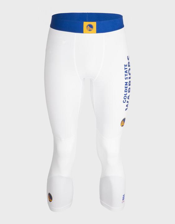 Actual product image Tarmak Men's/Women's Basketball 3/4 Tights NBA Golden Warriors - 500 white (W30/L33)