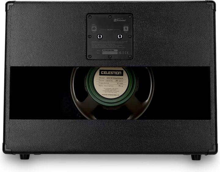 Actual product image Palmer Audio CAB 112 BX GBK - Guitar speaker cabinet with Celestion Greenback 1 x 12, Open-Back (Guitar)