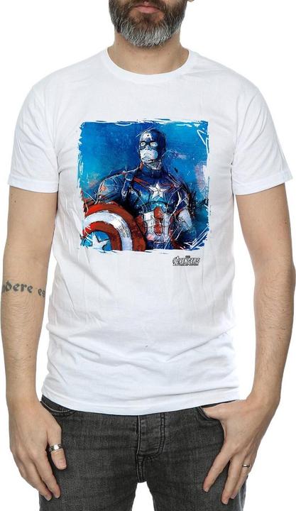 Immagine prodotto Captain America Maglietta Arte Uomo (3XL)