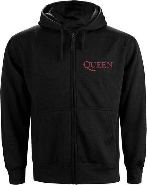 Actual product image Queen Unisex Adult Classic Crest Full Zip Hoodie (XL)
