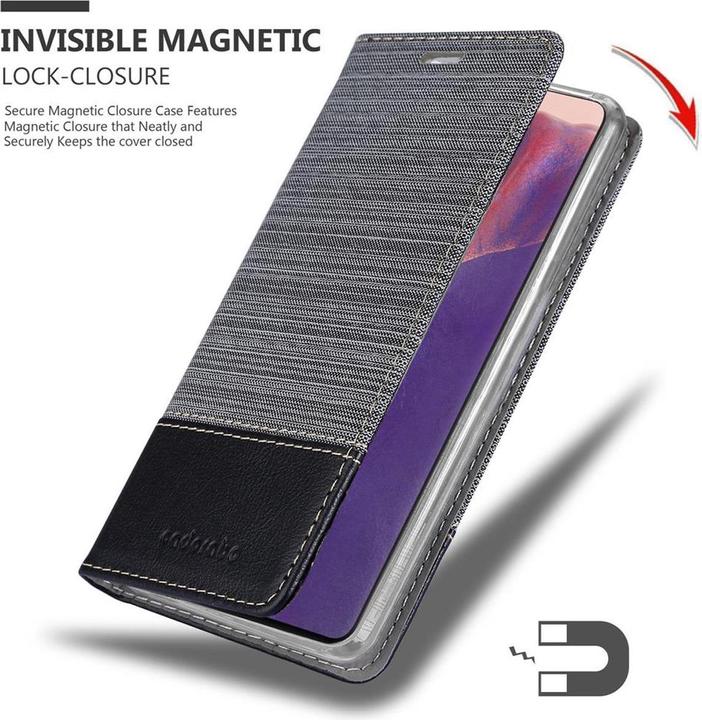 Produktbild Cadorabo Book Jeans Optik Cover (Samsung Galaxy Note 20)