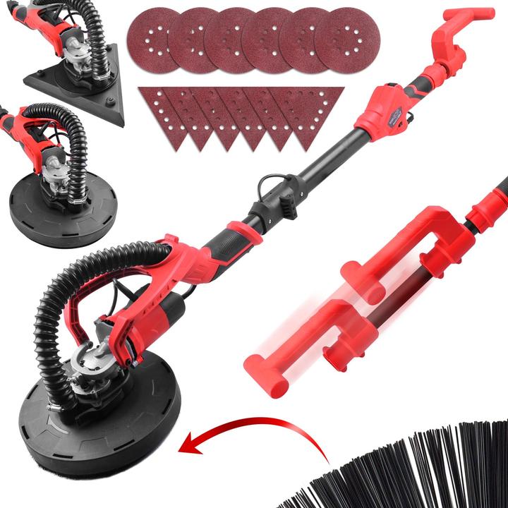 K240, K150, K100, K120, K180, Set di dischi abrasivi (Ø circa 220 mm): K80, Disco rotondo, Piastra Delta