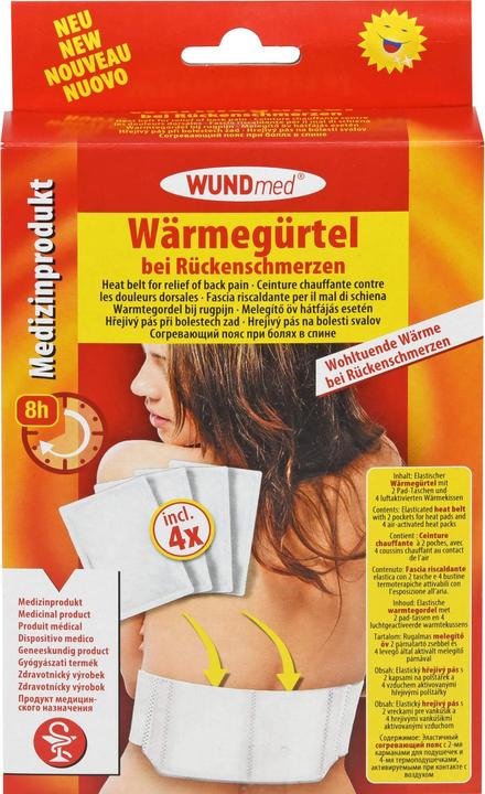Actual product image Axisis Heat belt + 4 heat pads single use set, 1 pc