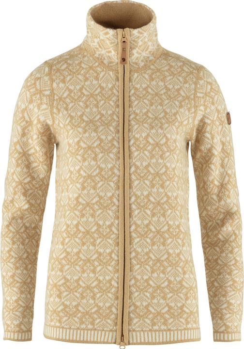 Fjällräven Cardigan da donna con neve