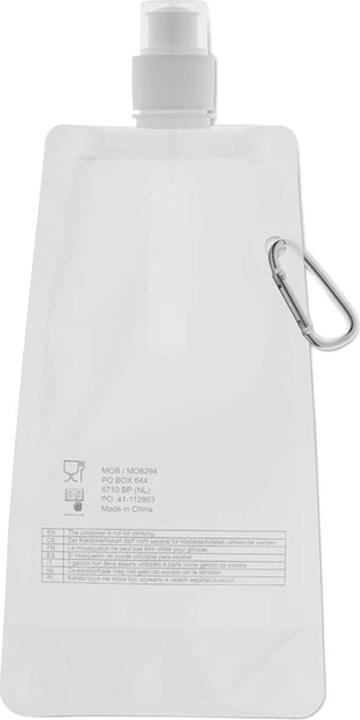 Actual product image MidOcean Gates Plain Foldable 480ml Water Bottle (0.48 l)