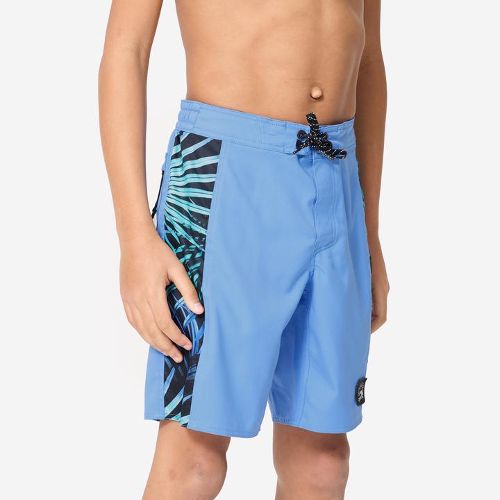 Produktbild Olaian Boardshorts Surfen Jungen 900 Band blau (8, 9, 10)