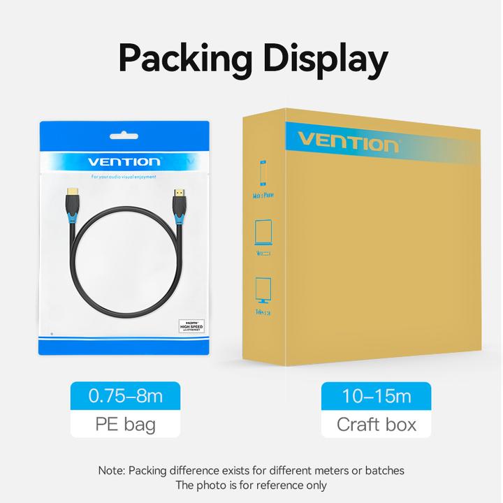 Actual product image Vention HDMI (Type A) - HDMI (Type A) (10 m, HDMI)