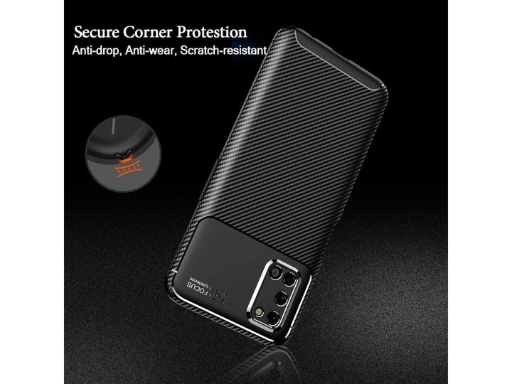 Image du produit Screenguard Oppo A52 / A72 Housse Design en carbone TPU Case (Oppo A52)