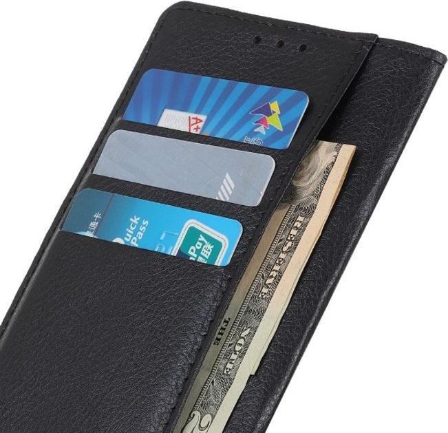 Actual product image MU Classic Litchi Leather Bookcover Series (Xiaomi Redmi Note 8T)