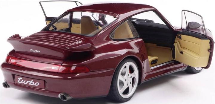 Actual product image Solido 1:18 Porsche 911 (993) Turbo 1997 silver