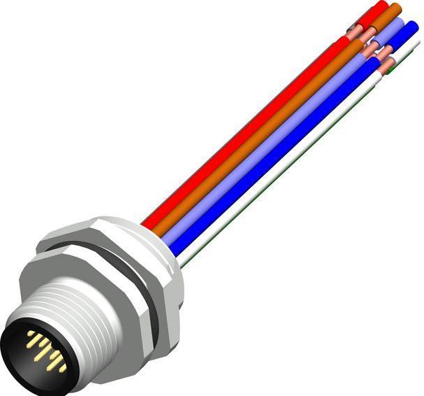 Actual product image Rs Pro Circular Connector, 12 Contacts, M12 Connec