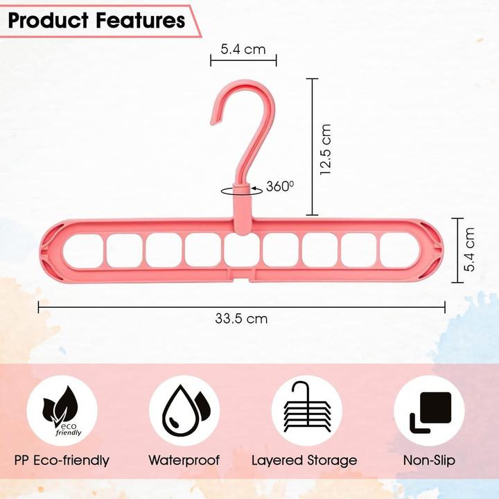 Actual product image König Design Magical space-saving trouser hanger Coat hanger Trouser hanger Multiple trouser hangers (1 x)