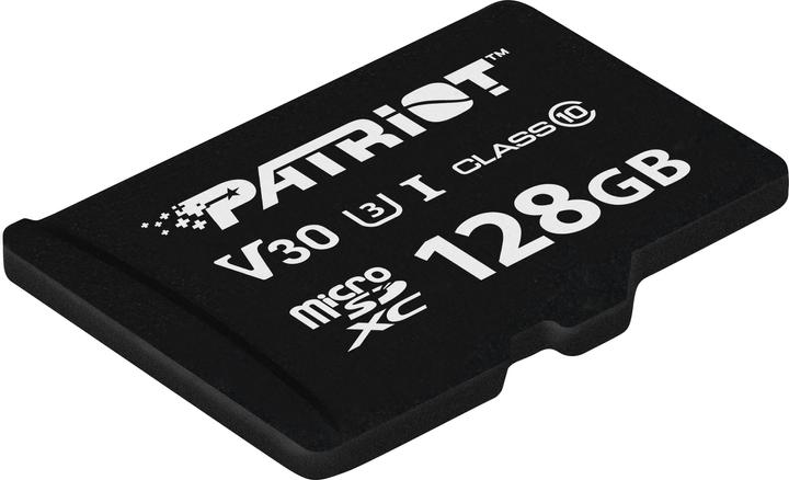 Actual product image Patriot SD Card 128GB VX Series MicroSDXV V30 PS001681 (128 GB, microSDXC, U3, UHS-I)