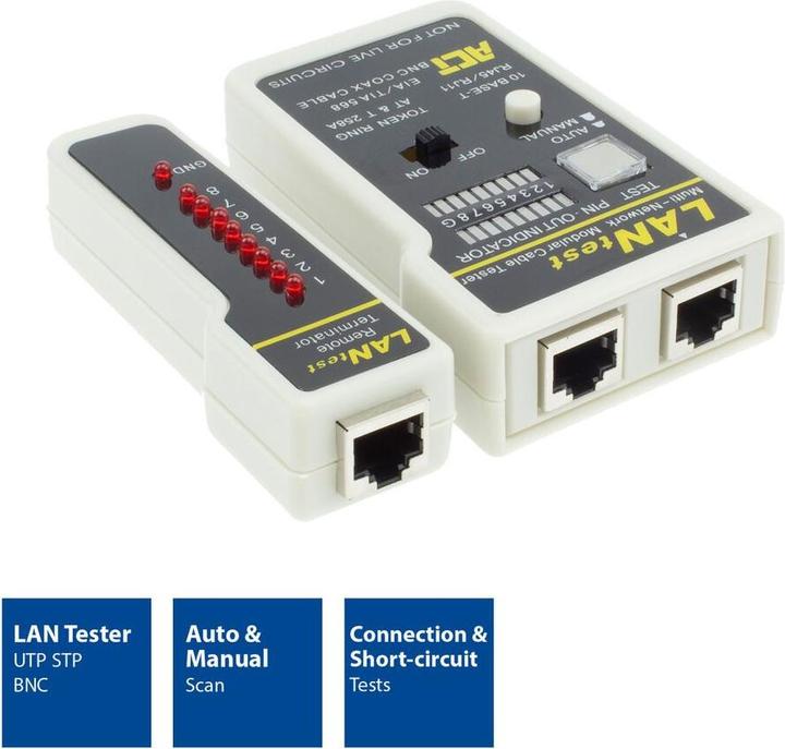Produktbild Intronics LAN Tester - UTP/ FTP/BNC