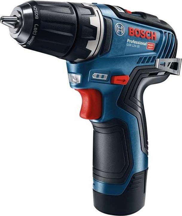 Actual product image Bosch Professional GSR 12V-35 FC Set (Rechargeable battery operated)