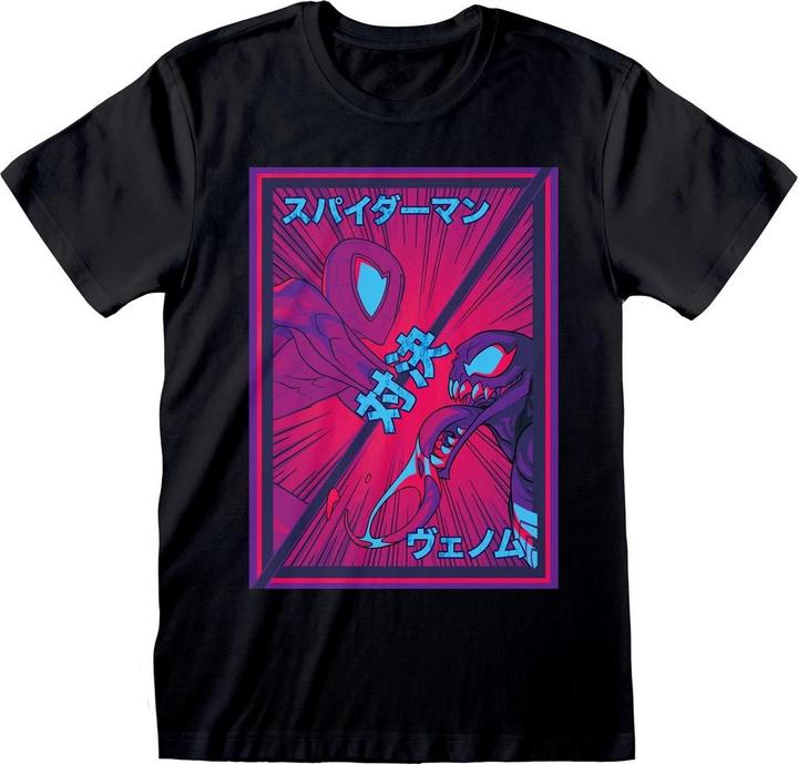 Immagine prodotto Spiderman Vs Venom Maglietta Comic Adulto Unisex (L)