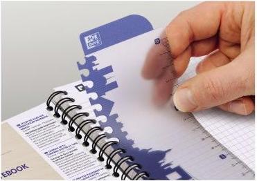 Actual product image Oxford Spiral book Office (A5, Checked)