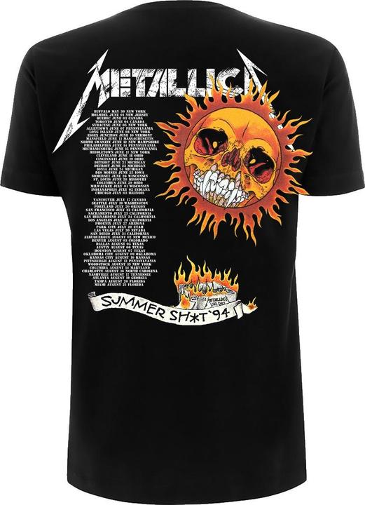 Immagine prodotto Metallica TShirt Adulti Flaming Skull Tour '94 (M)