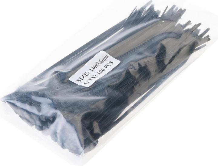 Actual product image VR-Technics 220225 (Plastic cable ties, 140 mm, 100 pcs.)