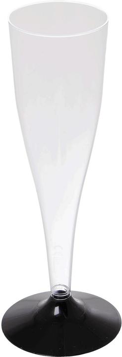 Actual product image Elco Einweg-Sektglas 1 dl, 20 Stück, Schwarz/Transparent (20 x)