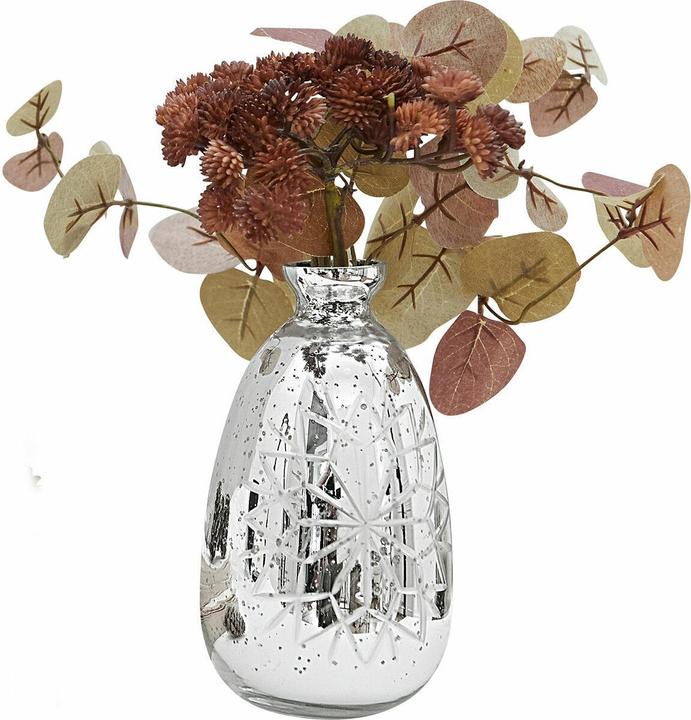 Actual product image Loberon Zorelie vase antique silver (1 x, 16 x 9 cm)