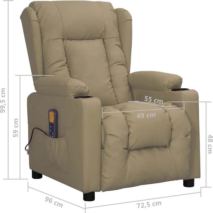 Produktbild VidaXL Elektrischer Massagesessel