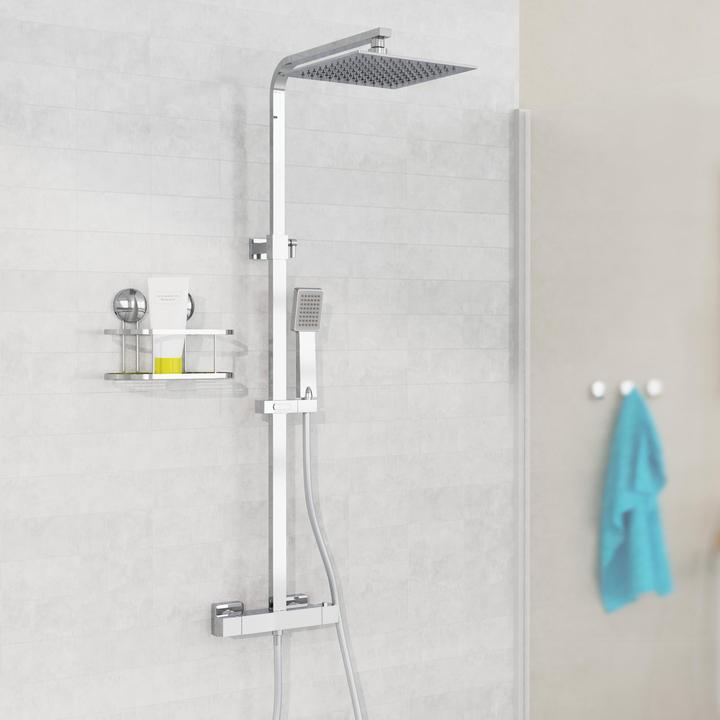 Produktbild Eisl EiSt Calvino Headduschenset mit thermostatischen Mixer, Chrom (DX1104CST)