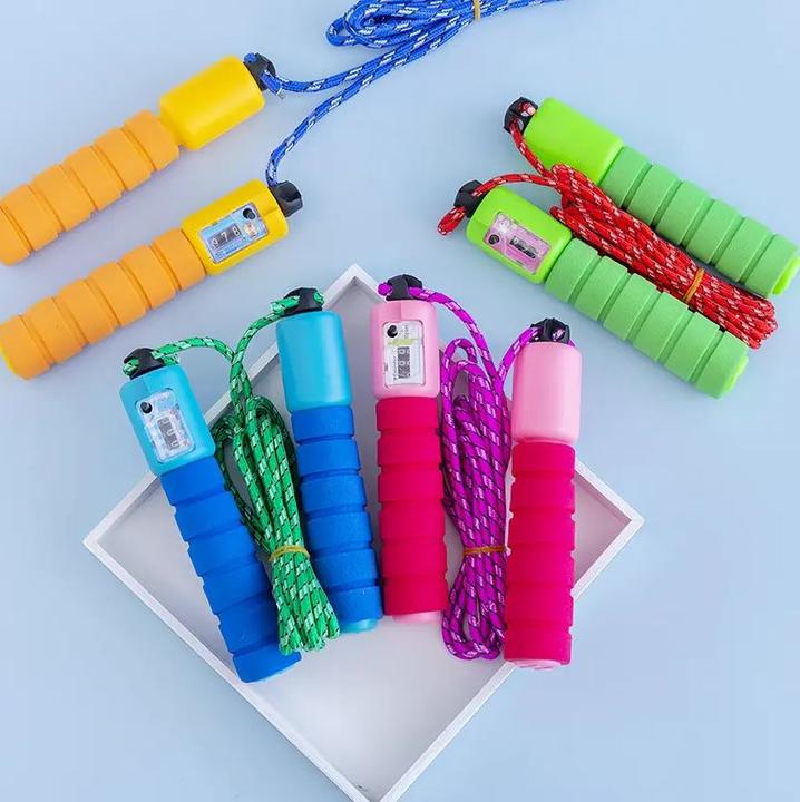 Actual product image PhoneLook Fitness corde à sauter PVC Soft-touch poignées avec compteur intégré (250 cm)