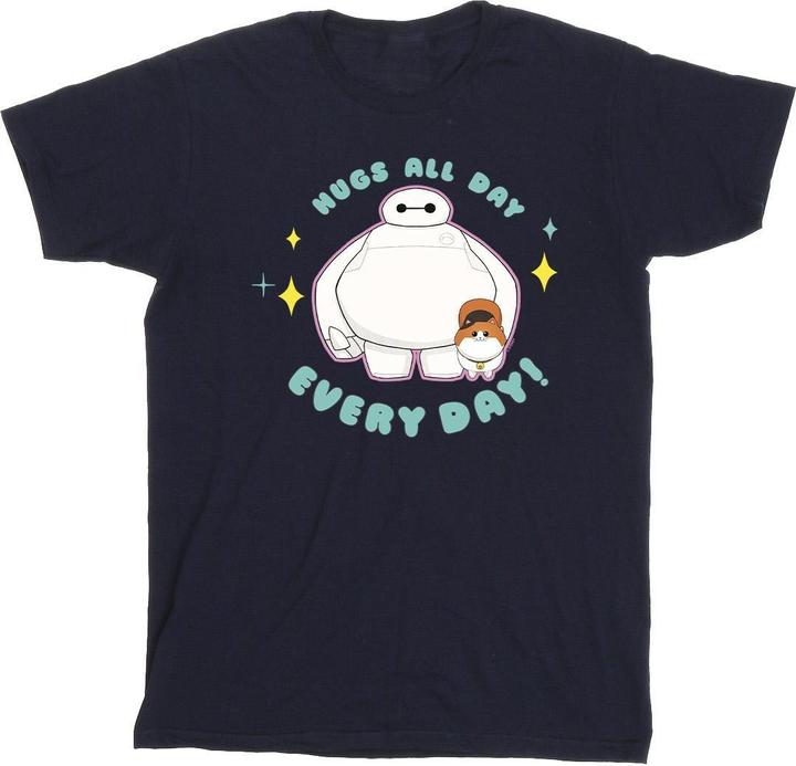 Actual product image Disney Boys Big Hero 6 Baymax Hugs Everyday T-Shirt (104)