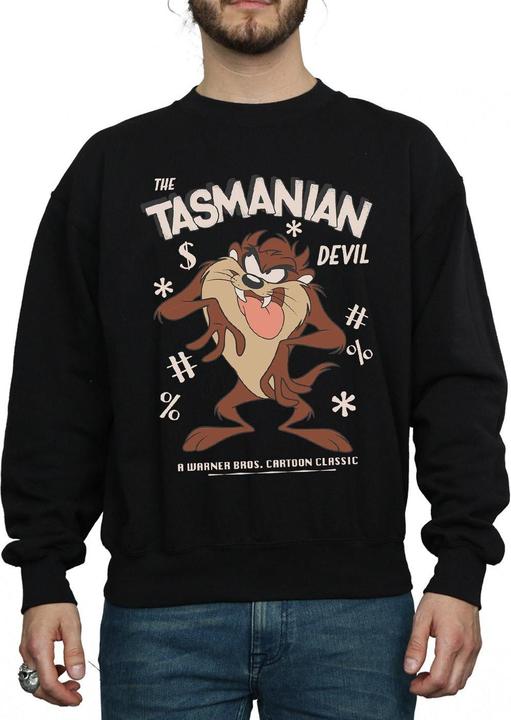 Immagine prodotto Looney Tunes Felpa Diavolo della Tasmania Vintage Uomo (3XL)