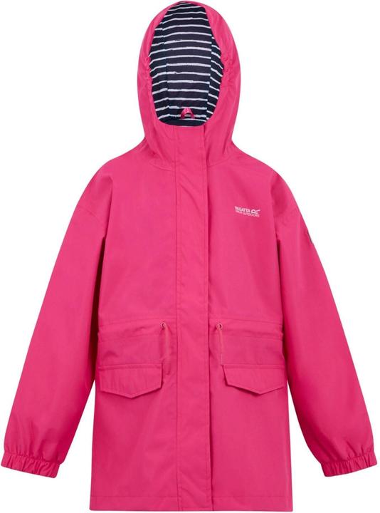 Actual product image Regatta Childrens/Kids Ballina Stripe Waterproof Jacket (164)
