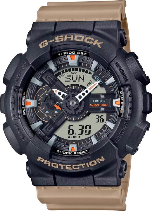 Actual product image Casio GA-110TU-1A5ER (Digital watch, Chronograph, 51 mm)
