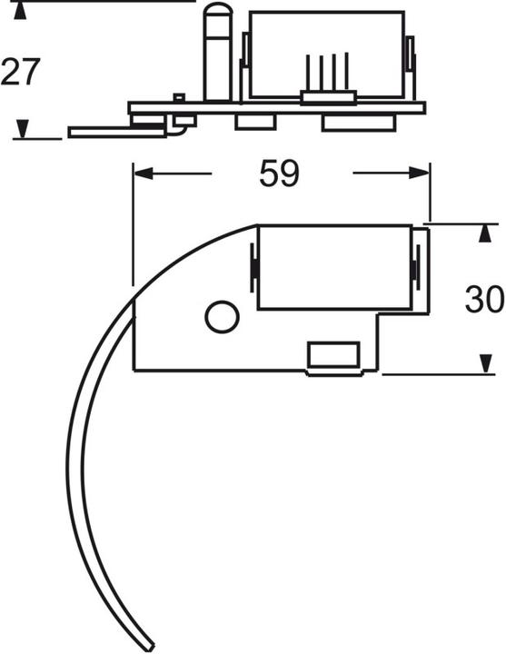 Immagine prodotto Busch-Jaeger Modulo di allarme RF per rilevatore di fumo 6833/01-84