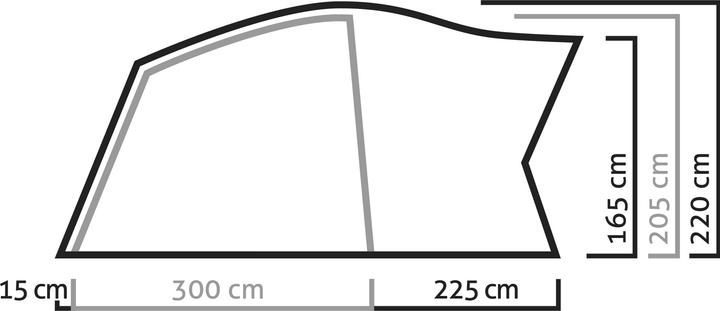 Immagine prodotto Salewa Alpine Lodge IV (Tenda a cupola, 13 kg, 4 persone)
