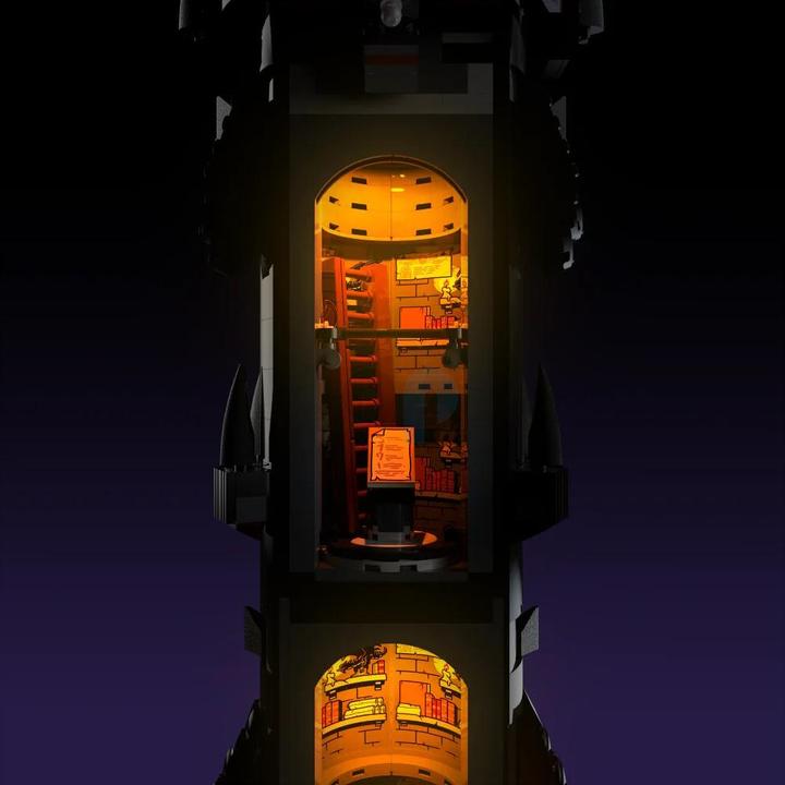 Actual product image Light my bricks LMB 2.0 LEGO 10333 The Lord of the Rings: Barad-dûr Light Kit