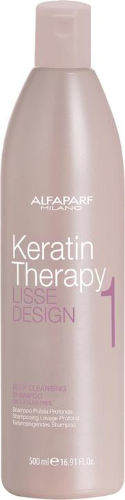 Actual product image Alfaparf Lisse Design Keratin Therapy Deep Cleansing Shampoo (500 ml, Liquid shampoo)