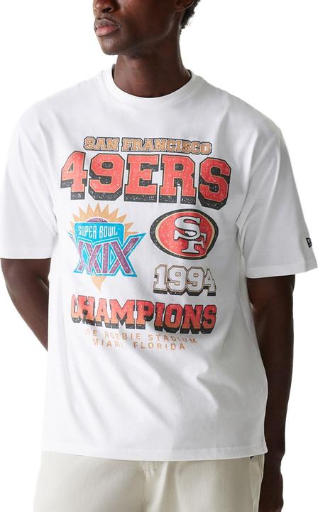 New Era NFL Shirt - SUPERBOWL San Francisco 49ers weiss - L (L)