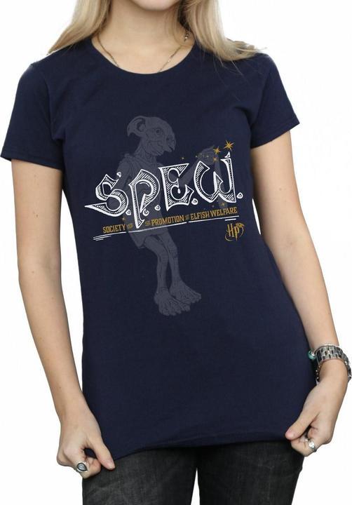 Actual product image Womens/Ladies Dobby Elfish Welfare Cotton T-Shirt (XXL)