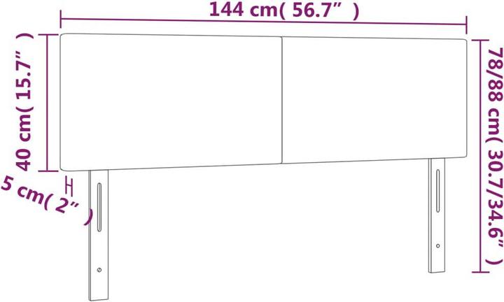 Immagine prodotto VidaXL Templeton (144 x 5 x 88 cm)
