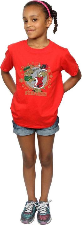 Immagine prodotto Tom & Jerry Christmas Surprise Maglietta Ragazze (140, 146)