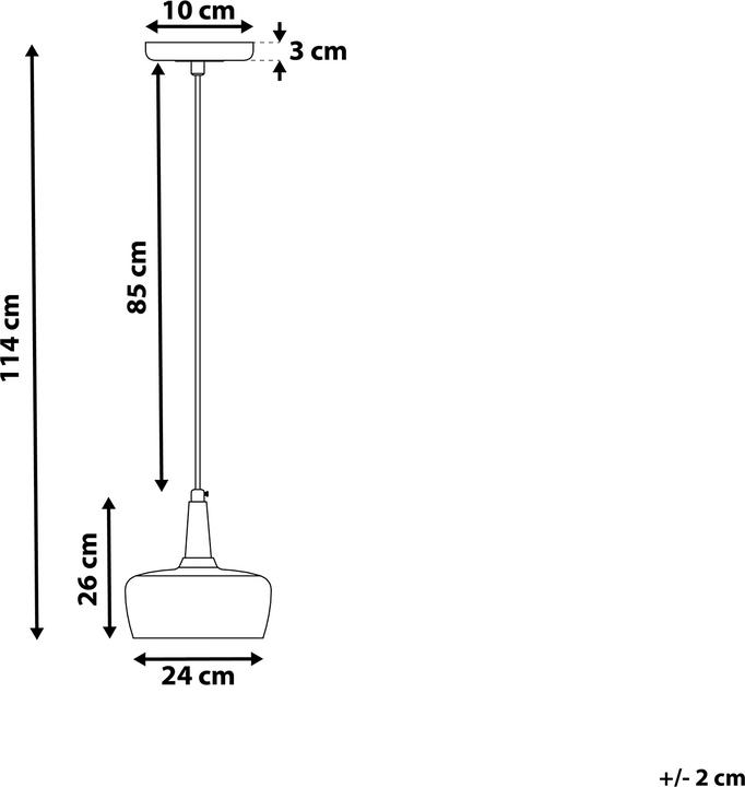 Actual product image Beliani Burano (E27)