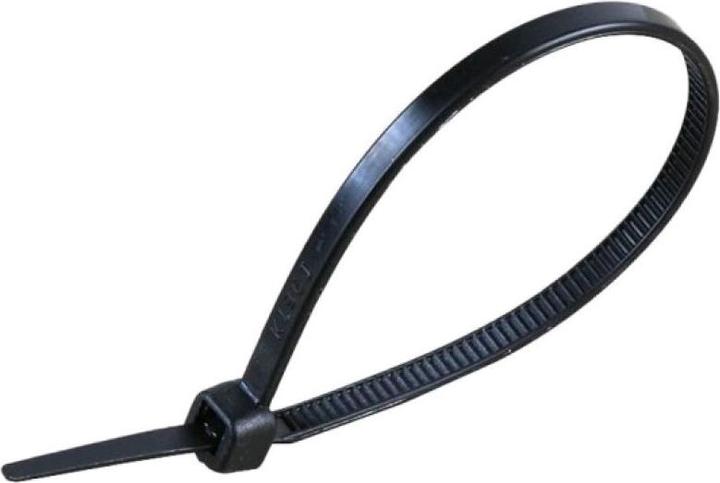 Produktbild V-TAC Kabelbinder 2,5 x 200 mm Schwarz 100 StückPack (200 mm, 100 Stk.)