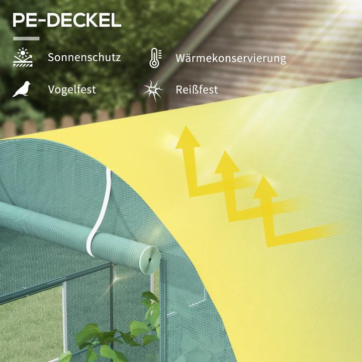 Actual product image Outsunny Foil greenhouse